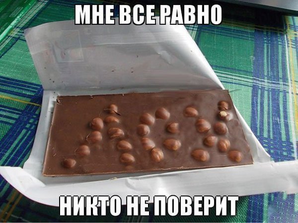 Шоколадка, и лох из орехов